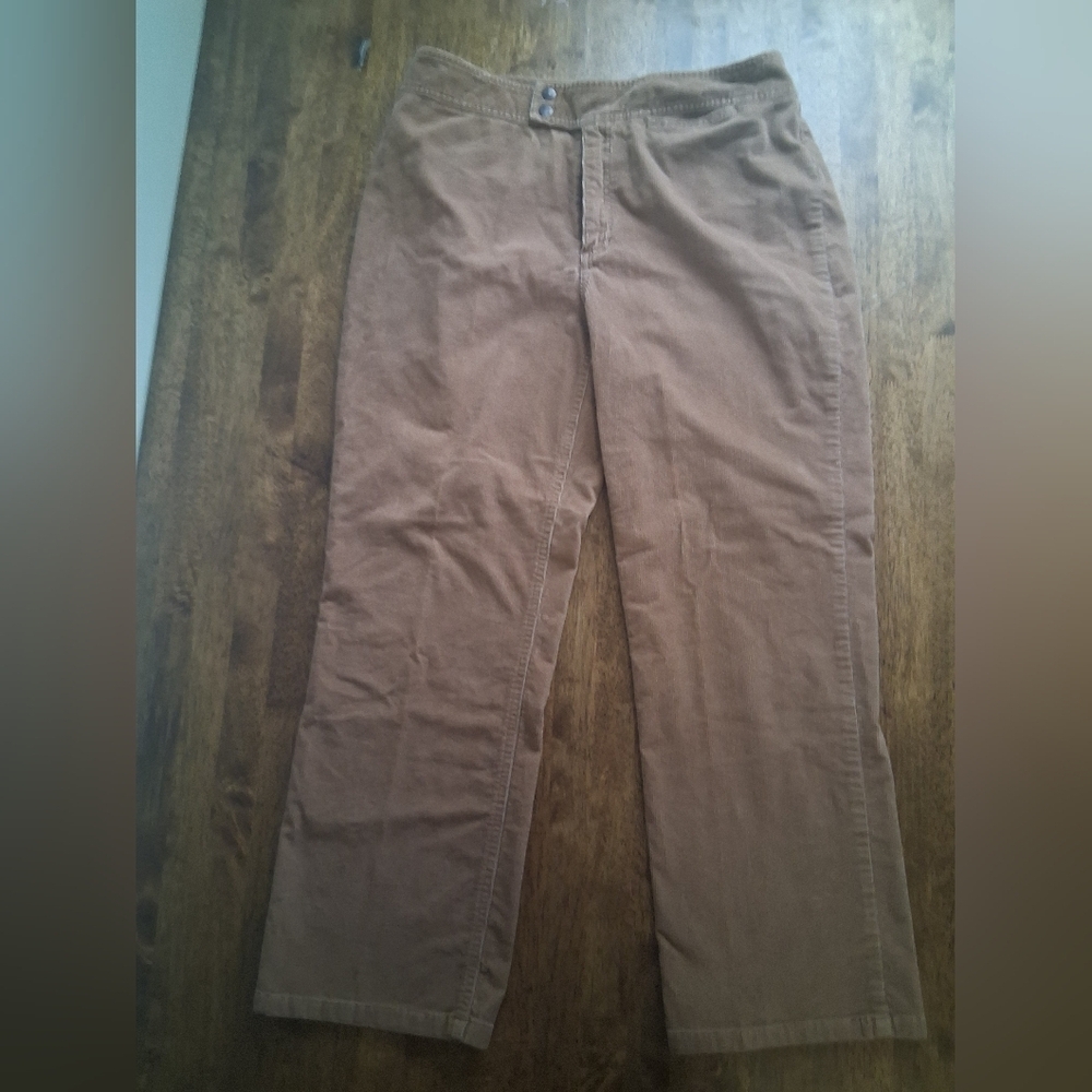 So Blue Singrid Olsen Corduroy Camel Colored pants Fall 12